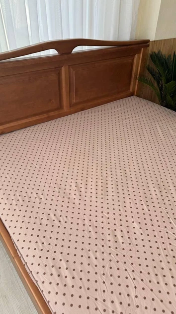 Простирадло на резинці бязь 160x200+25 см Коричневий (Д-mur-rezinka-001-02) - зображення 3