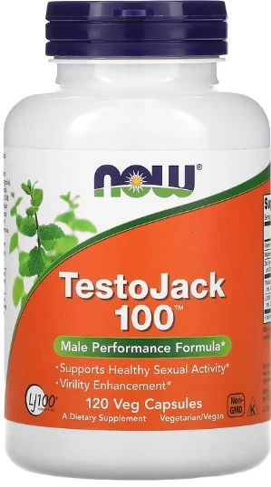 Тесто джек Now Foods Testo Jack 100 120 vcaps - Фото 1 Тесто джек Now Foods Testo Jack 100 120 vcaps - изображение 1