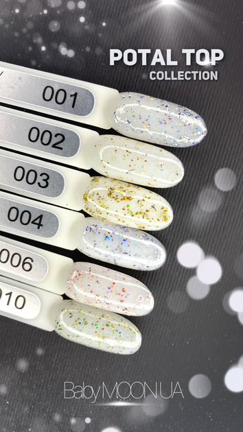 Топ для гель лаку BABY Moon Potal Top №12 (Без липкого шару), 6 мл - зображення 3