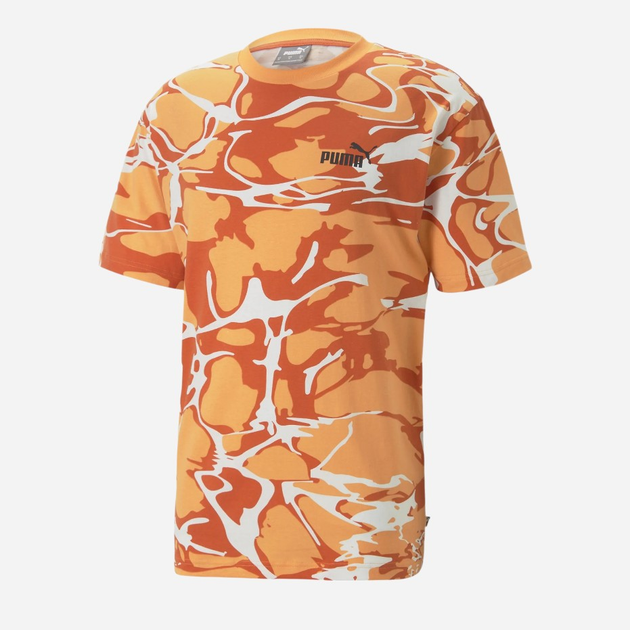 Koszulka męska z nadrukiem Puma Summer Splash Aop Tee 67709646 2XL Pomarańczowa (4065454655622) - obraz 6