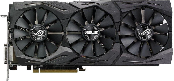 Відеокарта ASUS AMD Radeon RX 580 8Gb ROG Strix TOP – фото