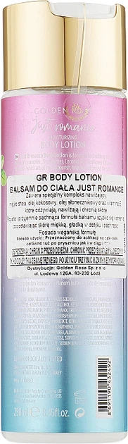 Лосьон для тела "Just Romance" - Golden Rose Just Romance Moisturizing Body Lotion 250ml (996343-48067) - изображение 2