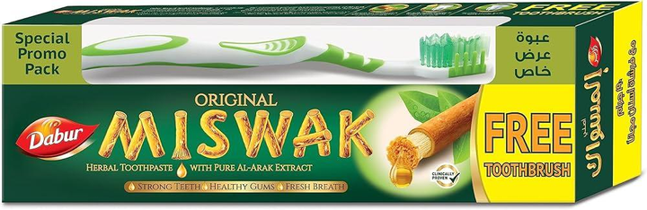 Зубная паста МИСВАК Дабур травяная Toothpaste MISWAK Dabur + зубная ...