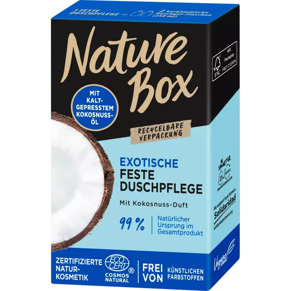 Твердий гель для душу Nature Box Kokosnuss - Duft 100 g - Фото 2 Твердий гель для душу Nature Box Kokosnuss - Duft 100 g - изображение 2