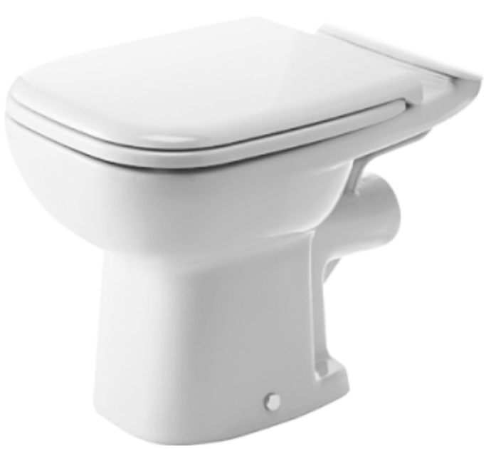 Чаша унитаза напольная DURAVIT D-Code 21110900002 без бачка и сиденья ...