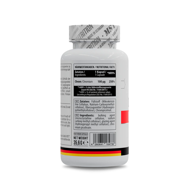 Хром MST Chromium picolinate, 100 капс. - изображение 2