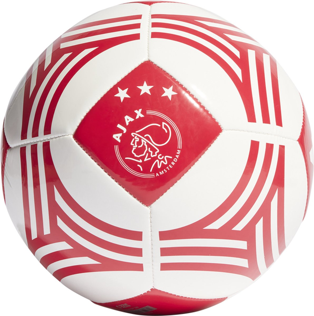 Piłka nożna Adidas Ajax Amsterdam Home Club IP7027 rozmiar №5 Czerwono-biała (4066764251009) - obraz 1