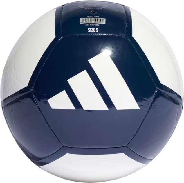 Футбольний м'яч Adidas EPP Club IP1652 розмір №5 Біло-синій (4067886881860) - зображення 1