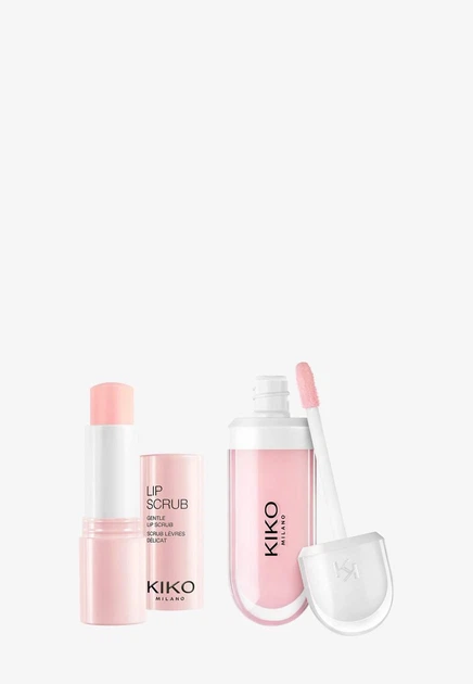 Набір для губ KIKO MILANO PERFECT LIPS CARING SET (скраб для губ 4.2 г. + блиск для губ 6.5 мл) - зображення 2