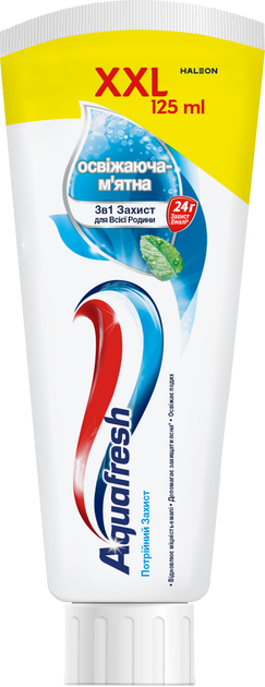 Зубная паста Aquafresh Освежающе-мятная в тюбике 125 мл (5000469151010/ ...