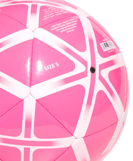 Футбольний м'яч Adidas Starlancer Club IP1647 розмір №5 Pink (4067891858567) - зображення 2