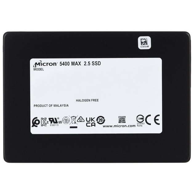 Накопитель SSD MICRON 5400 MAX SATA2.5" 480GB 6GB/S MTFDDAK480TGB - изображение 4