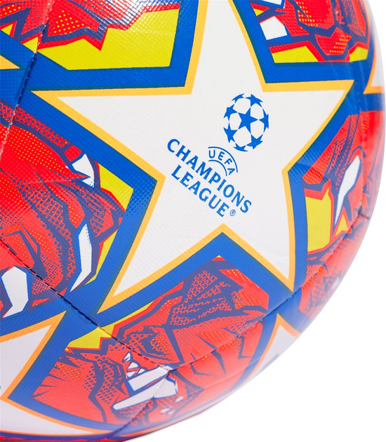 Piłka nożna Adidas Teamwear UCL Training IN9332 rozmiar №3 Biało-czerwona (4067886885707) - obraz 3
