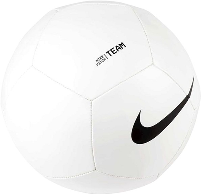 Футбольний м'яч Nike Team Pitch DH9796 100 розмір №4 Білий (0194954829661) - зображення 1