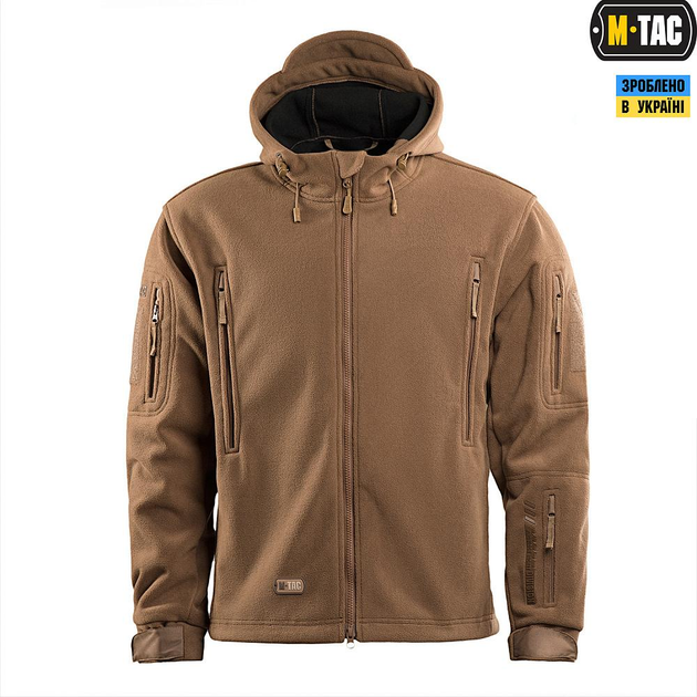 Тактическая куртка M-Tac флисовая Windblock Division Gen.II Coyote Brown койот 3XL - изображение 2