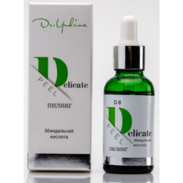 Химический миндальный пилинг 40% pH 1.8 Delicate peel Dr. Yudina 30 мл - изображение 1
