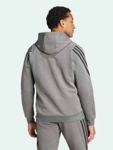 Толстовка на молнии мужская Adidas M Fi 3S Fz IW8529 S Серая
