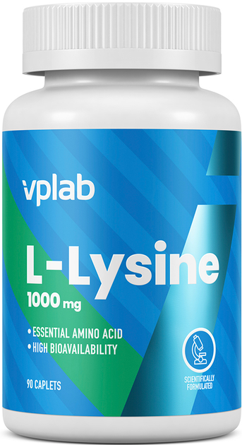 Aminokwas VPLab L-Lyzyna 1000 mg 90 kapsułek (5060255359051) - obraz 1