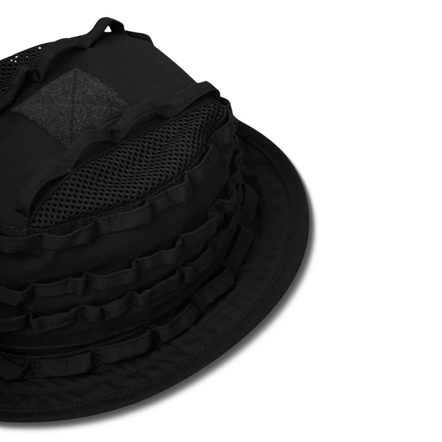 Тактическая шляпа Scout Ukrarmor Hat. Rip-Stop. Цвет Black (Черный) L/XL - изображение 2