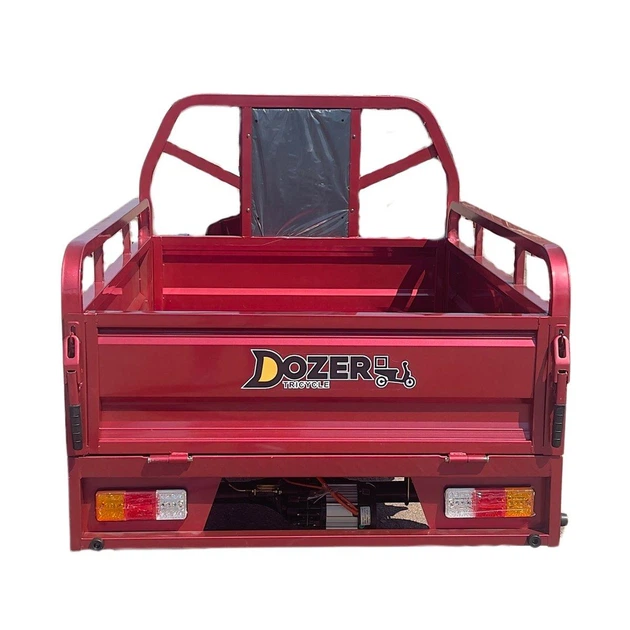Електротрицикл вантажний DOZER Model 2E 1200W Червоний - зображення 6