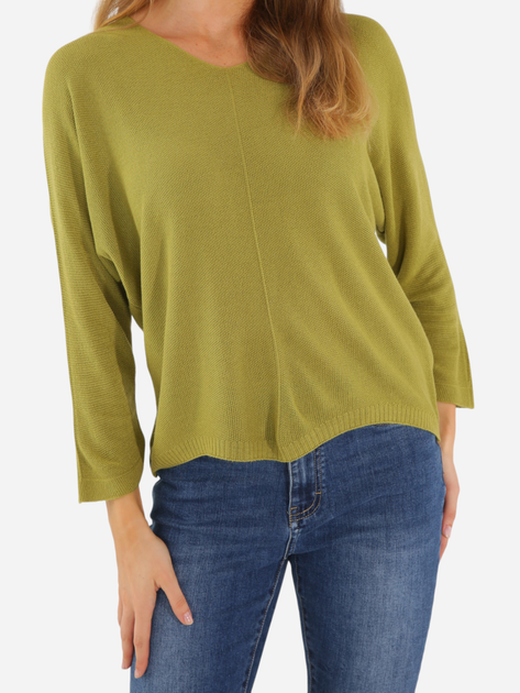 Джемпер жіночий Unisono 29-2055 Olio1173 One Size Хакі (5906140595718) - зображення 5