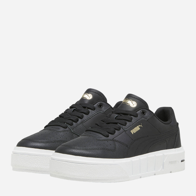 Жіночі кеди низькі Puma Cali Court Lth Wns 39380204 39 Чорні (4065454864086) - зображення 2