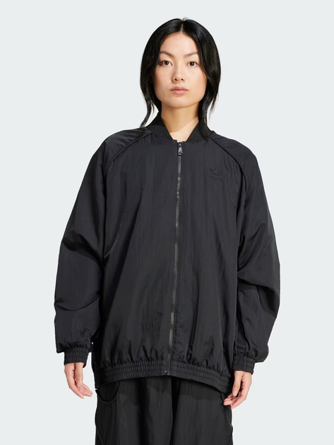 Спортивна кофта жіноча adidas Premium FR Track Top W IT9670 S Чорна (4066759577428) - зображення 1