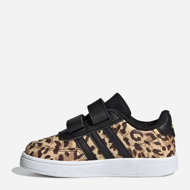 Sneakersy dziecięce dla dziewczynki na rzepy adidas Breaknet 2.0 CF I IG0506 22 Czarny/Brązowy (4066755257300) - obraz 3