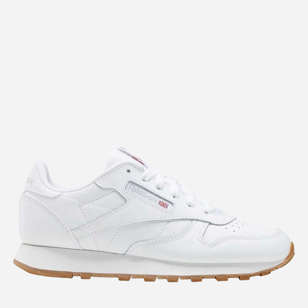 Buty sportowe damskie do kostki Reebok Classic Leather 100010472 36.5 Białe (4065422063718) - obraz 1