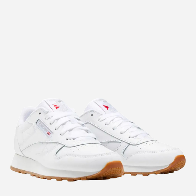 Жіночі кросівки Reebok Classic Leather 100010472 38 Білі (4065422063763) - зображення 2