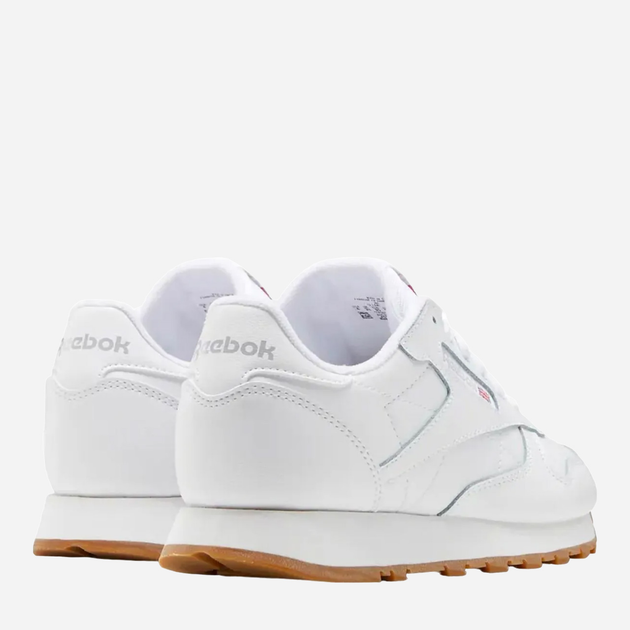 Buty sportowe damskie Reebok Classic Leather 100010472 39 Białe (4065422063695) - obraz 3