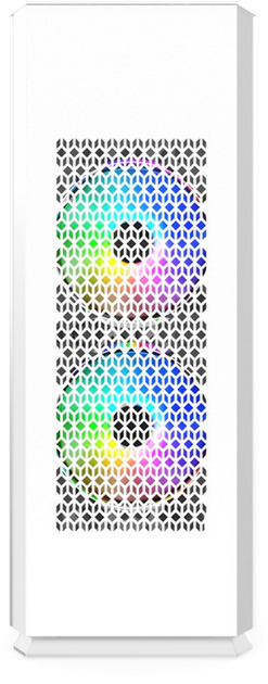 Корпус 1stPlayer UN1-3F2-W-WH White 750W (UN1-3F2-W-WH&PS-750SFX) - зображення 2
