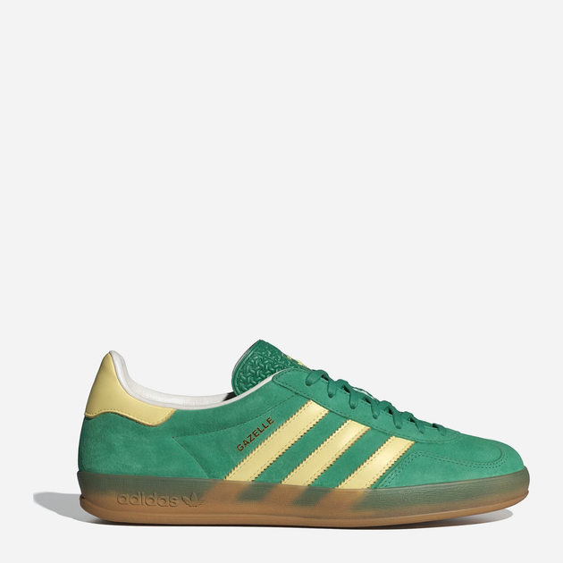 Жіночі кеди низькі adidas Gazelle Indoor IH7500 36.5 Зелені (4067888376364) - зображення 1