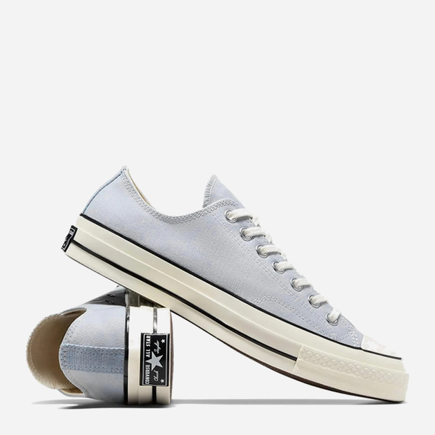 Жіночі кеди низькі Converse Chuck 70 Vintage Canvas A06522C 37.5 Блакитні (194434698947) - зображення 2