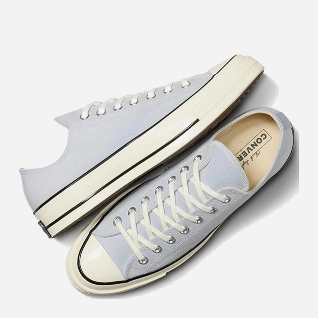 Жіночі кеди низькі Converse Chuck 70 Vintage Canvas A06522C 37.5 Блакитні (194434698947) - зображення 3