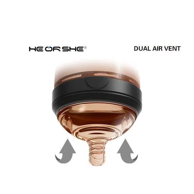 Пляшечка антиколікова HEORSHE - Black Bottle, 240 мл - зображення 2