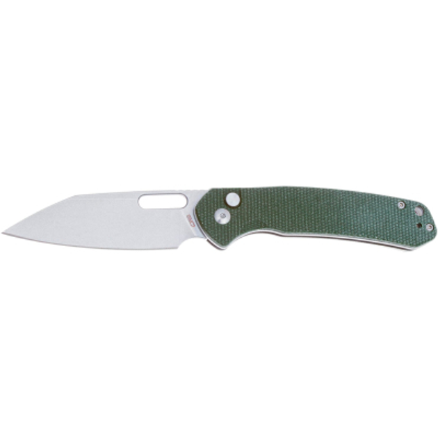 Ніж CJRB Pyrite Wharncliffe Micarta Green (J1925A-MGN) - зображення 1