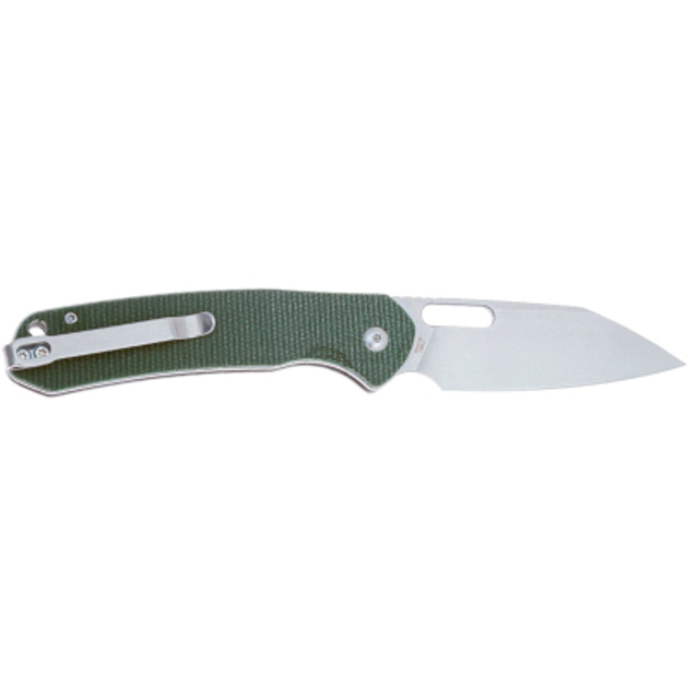 Ніж CJRB Pyrite Wharncliffe Micarta Green (J1925A-MGN) - зображення 2