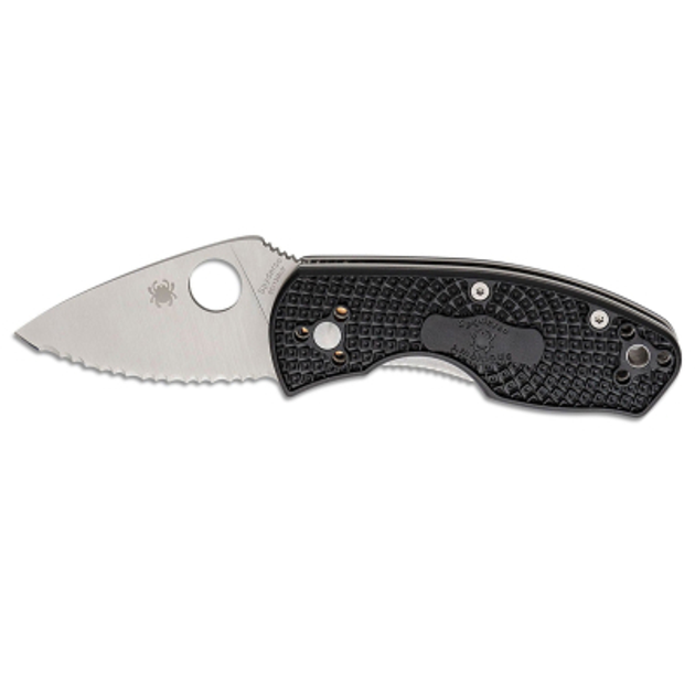 Ніж Spyderco Ambitious Serrated Black (C148SBK) - зображення 1