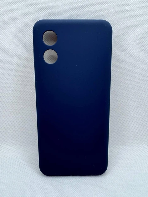 Чехол Silicone Cover Full Camera для Motorola Moto E13 Синий - Фото 1 Чехол Silicone Cover Full Camera для Motorola Moto E13 Синий - изображение 1