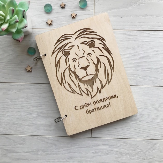 Деревянный подарочный блокнот для записей 4793971 – фото, отзывы ...