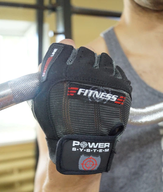 Рукавички для фітнесу Power System PS-2300 Fitness Grey/Black S 4911206 - Фото 8 Рукавички для фітнесу Power System PS-2300 Fitness Grey/Black S 4911206 - зображення 8