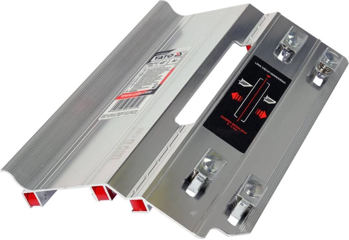 Prowadnica do fazowania płytek YATO 45 stopni 250 x&nbsp;170&nbsp;mm (YT-36984) - obraz 2