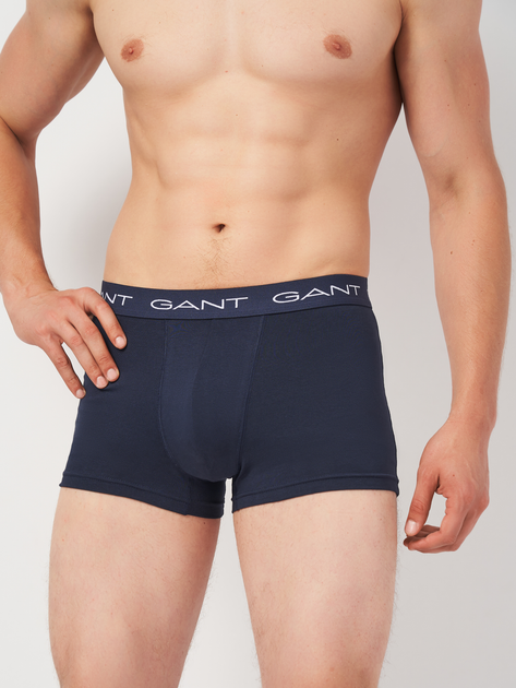 Труси чоловічі GANT Trunk 3-Pack 900013003-410 L Сині (7325707120800) - зображення 2