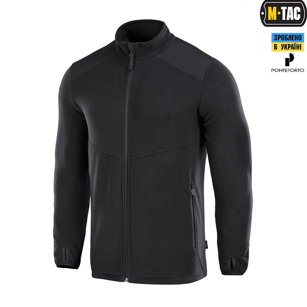 Тактична кофта M-Tac Legatus Microfleece Black M - зображення 1