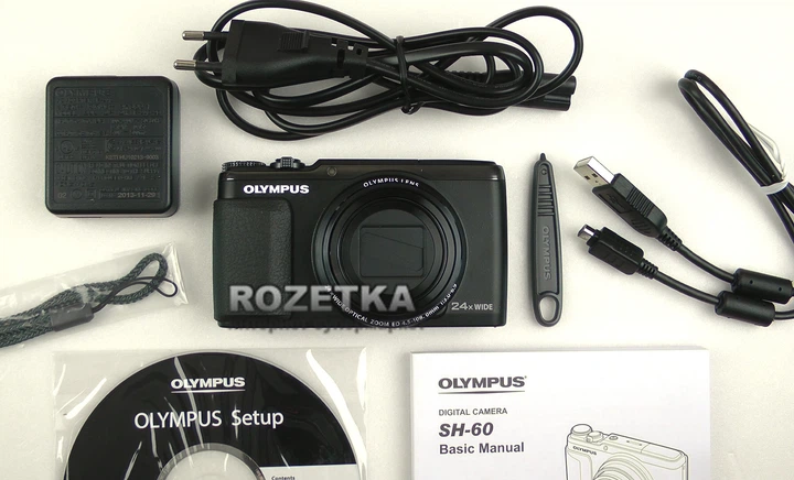 Фотоаппарат Olympus SH-60 Black купить на ROZETKA | Отличная цена