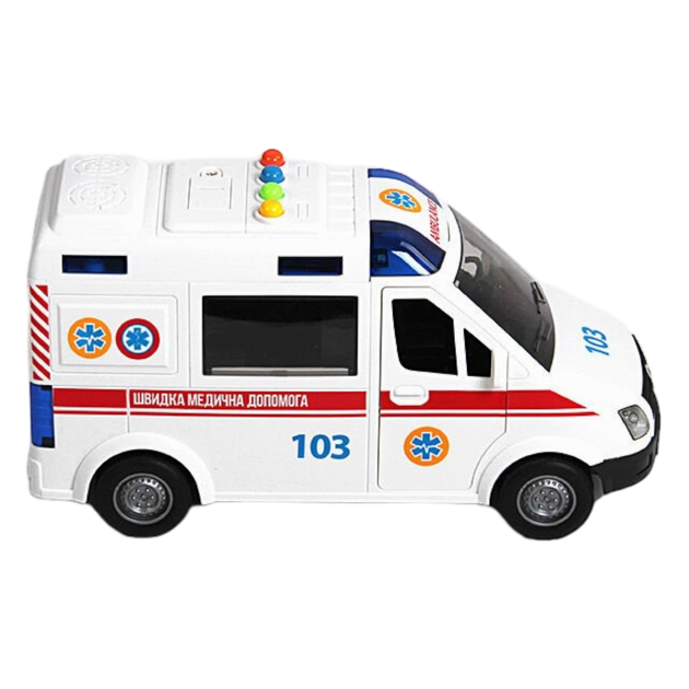Машина TK Union Group Авто Експерт Швидка допомога 89091 (36), українське озвучування, інерція, в коробці - зображення 3