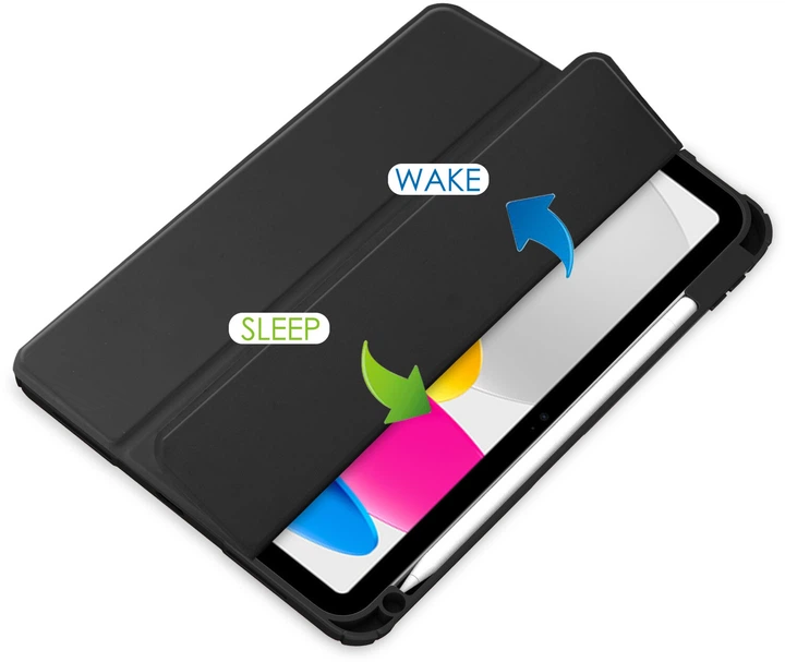 Чехол для планшета BeCover Soft Edge TPU для Apple iPad Air (4/5) 2020/2022 10.9" Black с креплением Apple Pencil (BC_711696) - Фото 4 Чехол для планшета BeCover Soft Edge TPU для Apple iPad Air (4/5) 2020/2022 10.9" Black с креплением Apple Pencil (BC_711696) - изображение 4