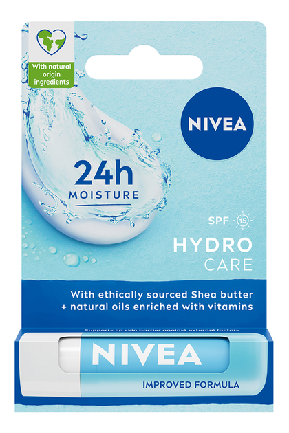 Акція на Бальзам-догляд для губ NIVEA Hydrocare SPF15 4.8 г від Rozetka