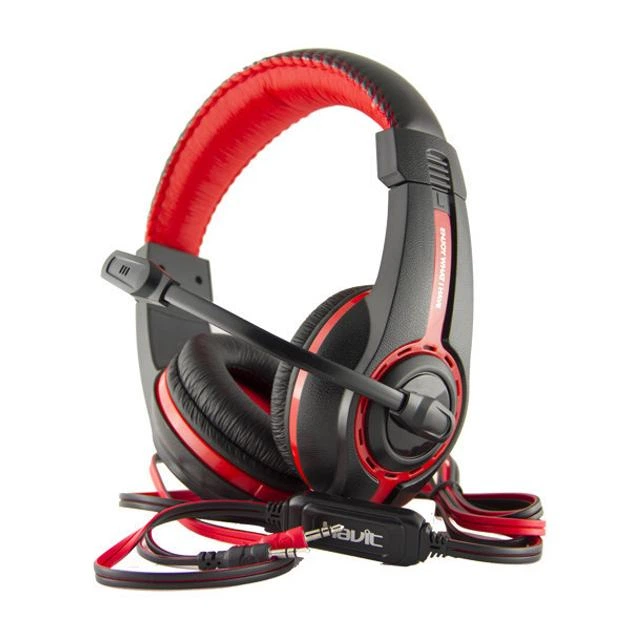 Дротові навушники з мікрофоном Havit HV-H2116d Black/Red 3.5 мм (Mini-Jack) Б/В - Фото 2 Дротові навушники з мікрофоном Havit HV-H2116d Black/Red 3.5 мм (Mini-Jack) Б/В - зображення 2